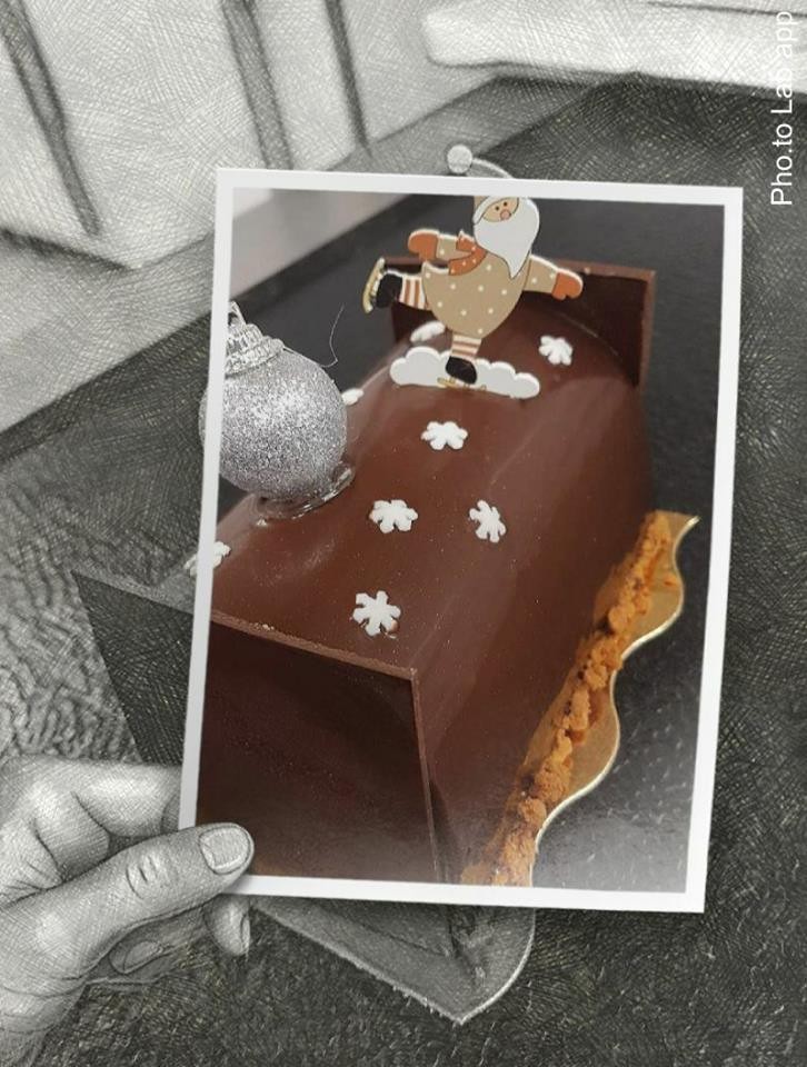 Bûche Trois Chocolat