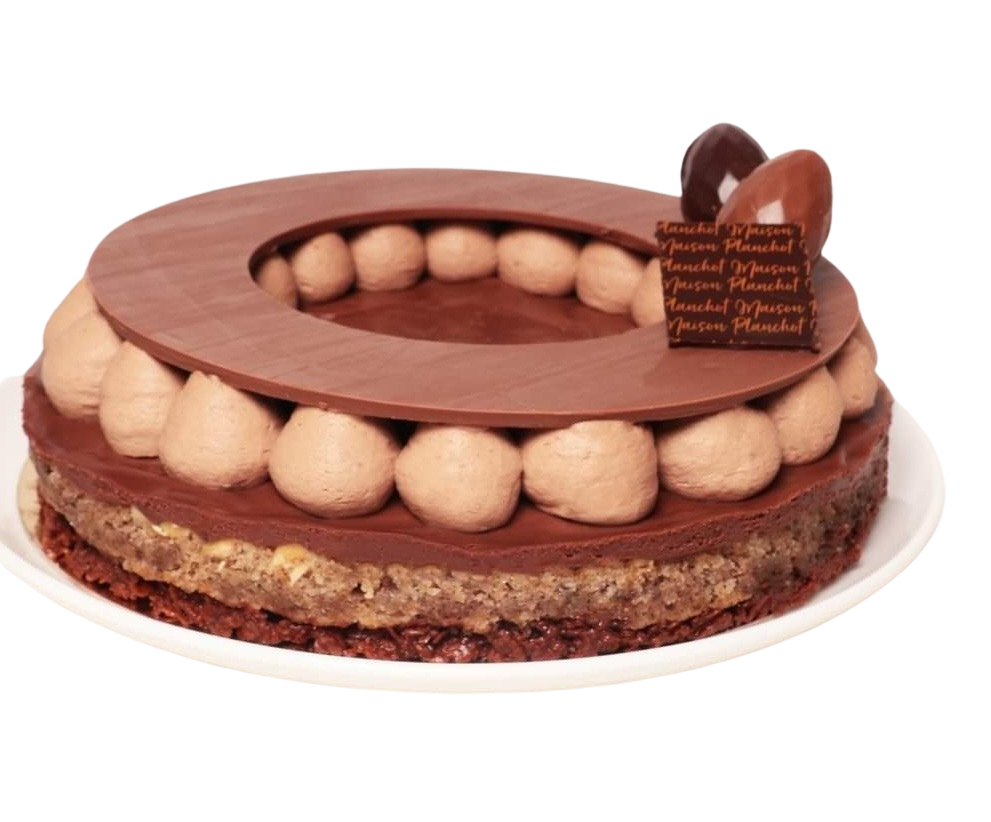 Nid de Pâques au 2 chocolat