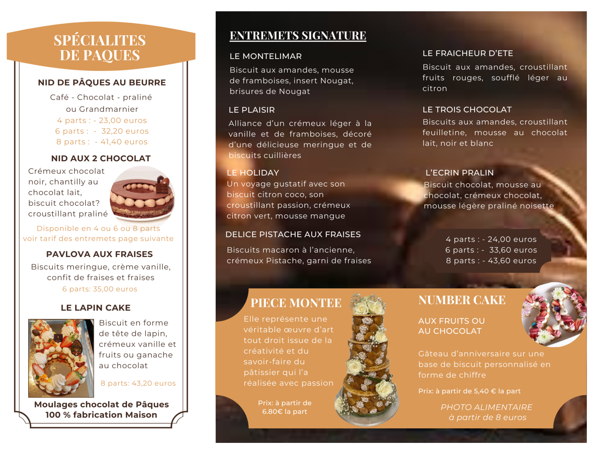 Brochure le fournil de chevincourt verso